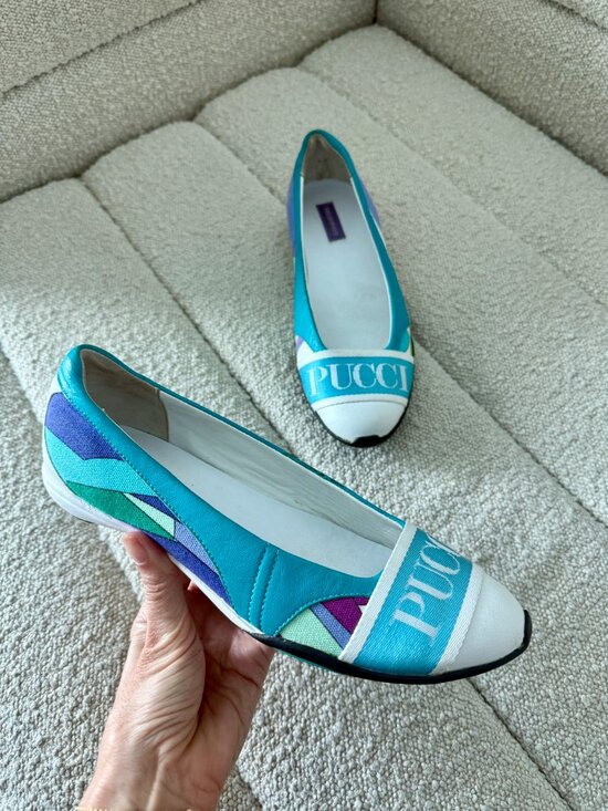 Emilio Pucci Shoes - Rare Emilio Pucci Ballet Flats